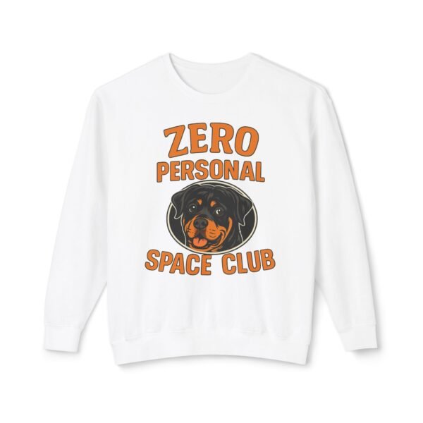 6052057883257693607_2048.jpeg Zero Personal Space Club Sweatshirt — Funny Dog Graphic Crewneck