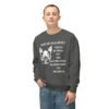 Crewneck Sweatshirt - Funny Dog Bite Quote with Winking Face Graphic