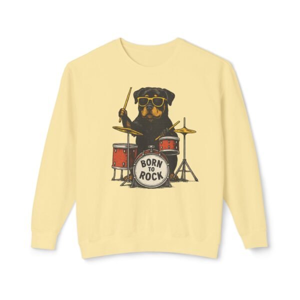 6295246882248562698_2048.jpeg Rottie Born to Rock Sweatshirt