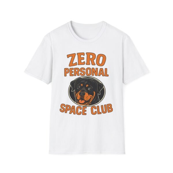 Zero Personal Space Club T-Shirt — Funny Rottweiler Dog Tee