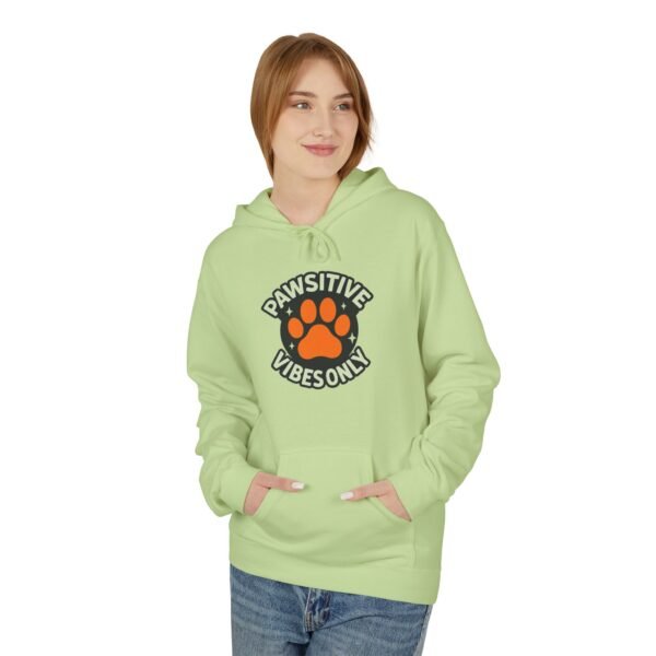 690769924392575469_2048.jpeg Pawsitive Vibes Only Hoodie — Cute Circle Paw Print Animal Lover Sweatshirt