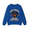 Less People More Rotties Sweatshirt — Rottweiler Dog Lover Crewneck