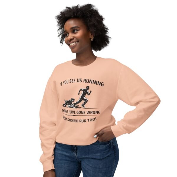 723846538034528637_2048.jpeg If You See Us Running Crewneck - Funny Running Sweatshirt