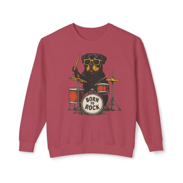 7601412359968876129_2048.jpeg Rottie Born to Rock Sweatshirt