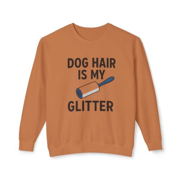 Dog Hair Is My Glitter Sweatshirt — Funny Pet Lover Crewneck