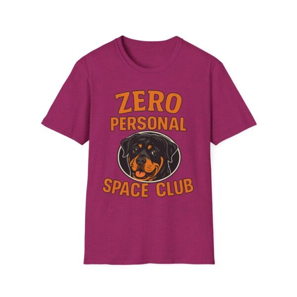 Zero Personal Space Club T-Shirt — Funny Rottweiler Dog Tee