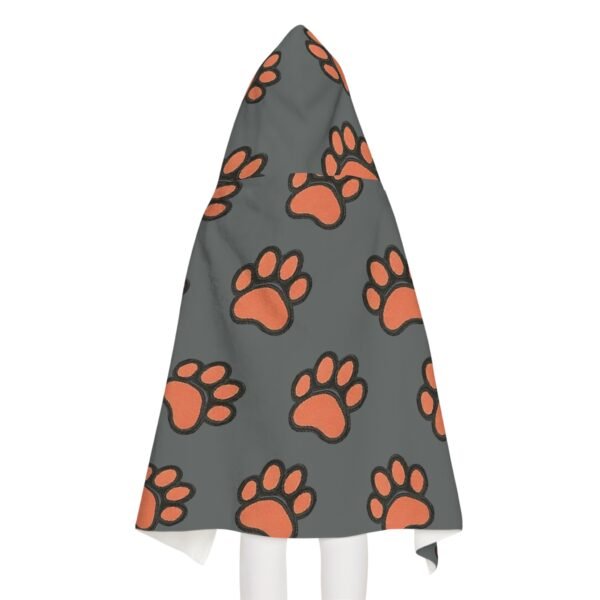 7937069643346774140_2048.jpeg Paw Print Youth Hooded Towel — Cute Cuddly Kids' Hooded Bath Towel