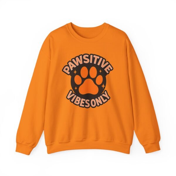 Pawsitive Vibes Only Circle with Paw Sweatshirt