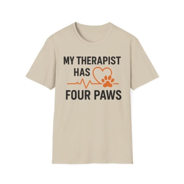 795424603161122520_2048.jpeg My Therapist Has Four Paws T-Shirt — Funny Dog/Cat Lover Tee