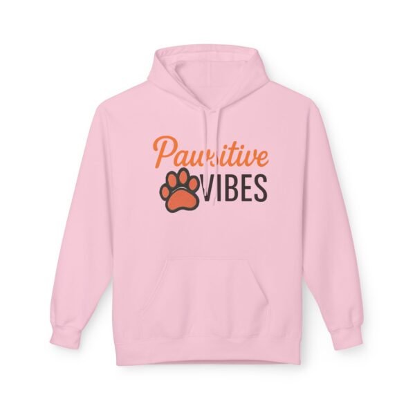 Pawsitive Vibes Hoodie — Cute Paw Print Animal Lover Sweatshirt