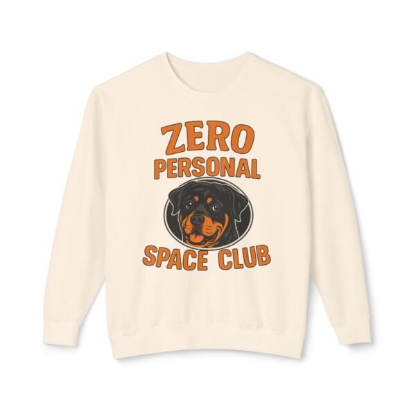 8528290041115511865_2048.jpeg Zero Personal Space Club Sweatshirt — Funny Dog Graphic Crewneck