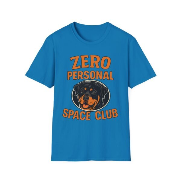 Zero Personal Space Club T-Shirt — Funny Rottweiler Dog Tee