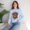 Pawsitive Vibes Only Circle with Paw Sweatshirt