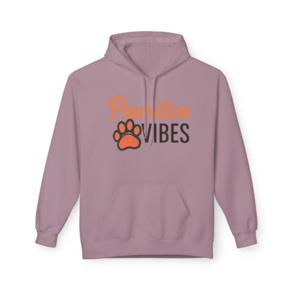 Pawsitive Vibes Hoodie — Cute Paw Print Animal Lover Sweatshirt