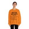 Rottie Security™ "Funny Task List" Light Color Crewneck Sweatshirt