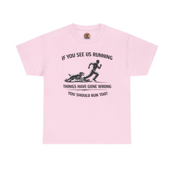 9455783742588228941_2048.jpeg If You See Me Running - Funny Rottweiler Tee Light Colors