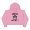 9460950671040965384_2048-1.jpeg Rottie Security Cropped Hoodie — Cute Rottweiler Guardian Graphic