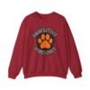 Pawsitive Vibes Only Circle with Paw Sweatshirt