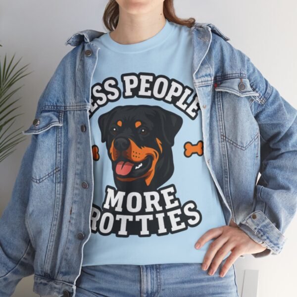 9702236166875355285_2048.jpeg "Less People More Rotties" Rottweiler Dog Lover Tee