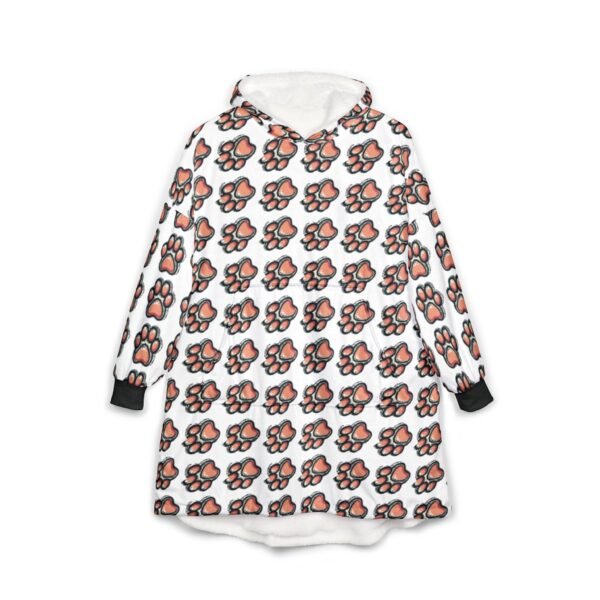 9964526228375805719_2048.jpeg Cute Strong Pawz Hooded Blanket — Paw Print Cozy Throw for Pet Lovers