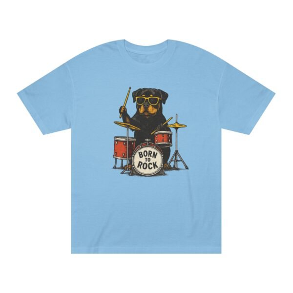 9972771802805224962_2048.jpeg Rottie Born to Rock Unisex Classic Tee
