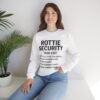 Rottie Security™ "Funny Task List" Light Color Crewneck Sweatshirt