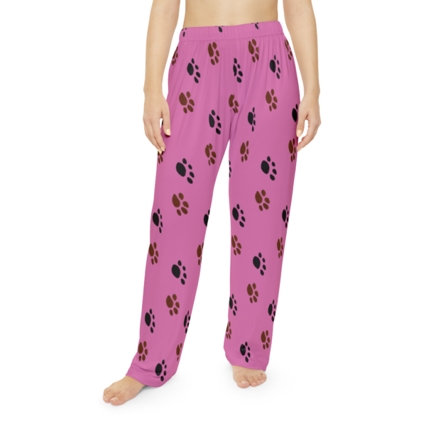 Pajama Pants - Cozy Paw Print Women’s Lounge Pants