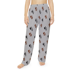 Pajama Pants - Cozy Paw Print Women’s Lounge Pants