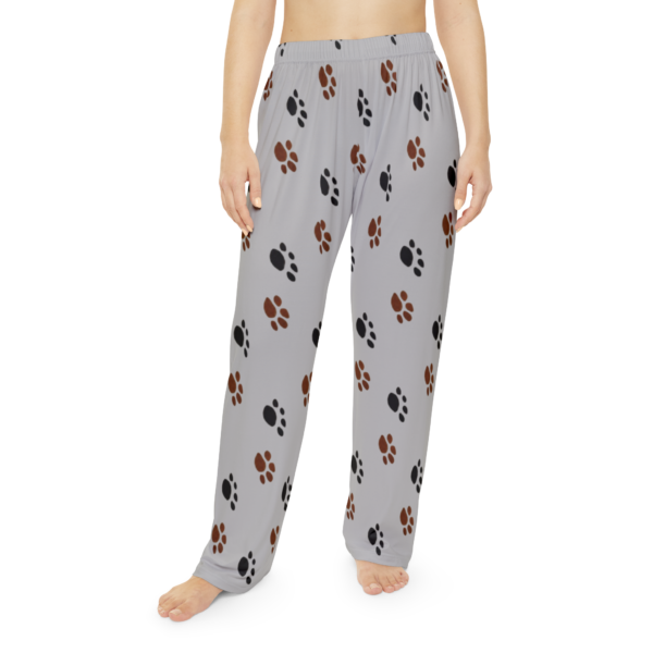 Pajama Pants - Cozy Paw Print Women’s Lounge Pants