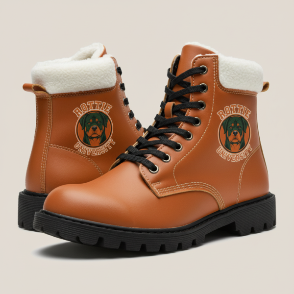 Rottie University Leather Boots Rottie University Leather Boots