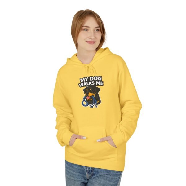 My Dog Walks Me Hoodie — Funny Dog Lover Pullover