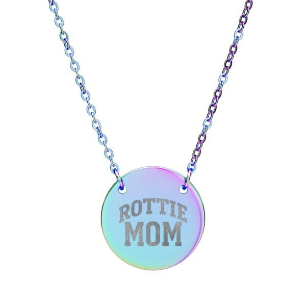 15096120254989442515_2048-1.jpeg Rottie Mom Engraved Circle Necklace