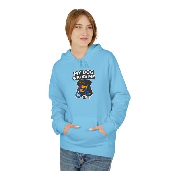 My Dog Walks Me Hoodie — Funny Dog Lover Pullover