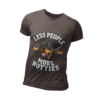 Less People More Rotties T-Shirt — Rottweiler Dog Lover Tee