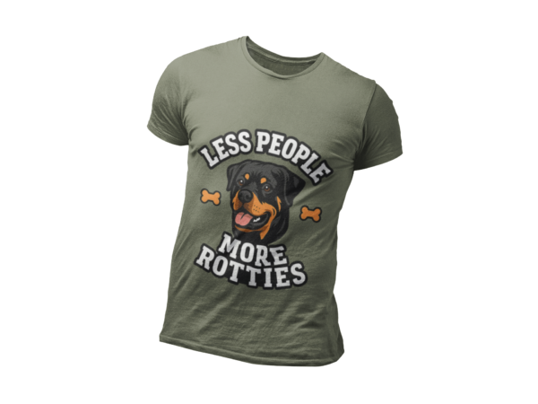 Less People More Rotties T-Shirt — Rottweiler Dog Lover Tee