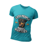 Less People More Rotties T-Shirt — Rottweiler Dog Lover Tee
