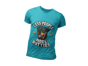 Less People More Rotties T-Shirt — Rottweiler Dog Lover Tee