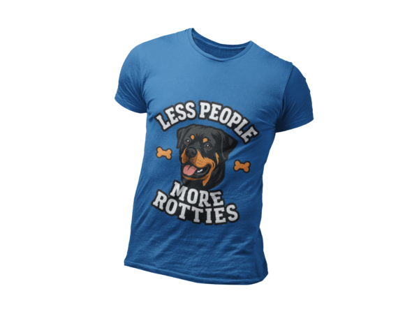 Less People More Rotties T-Shirt — Rottweiler Dog Lover Tee
