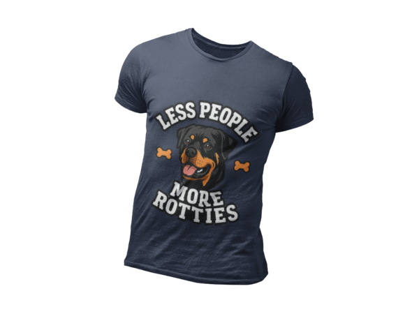 Less People More Rotties T-Shirt — Rottweiler Dog Lover Tee
