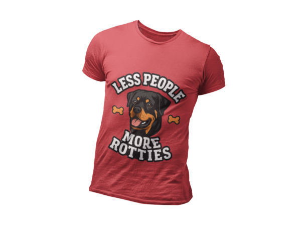 Less People More Rotties T-Shirt — Rottweiler Dog Lover Tee
