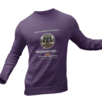 20260305044944-1f1184eb-abad-6204-b749-4edfe572760a.png Rottie Wireless Security Sweatshirt — "Recharging... Still on Paw-trol"