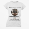 20260305045125-1f1184ef-71e9-6ca8-acec-8e3fafc33b1d.png Rottie Wireless Security Tee — “Recharging... Still on Paw-trol” Rottweiler Dog Shirt