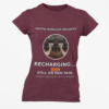 20260305045359-1f1184f5-2ebd-6870-a129-c6b826fea051.png Rottie Wireless Security Tee — “Recharging... Still on Paw-trol” Rottweiler Dog Shirt