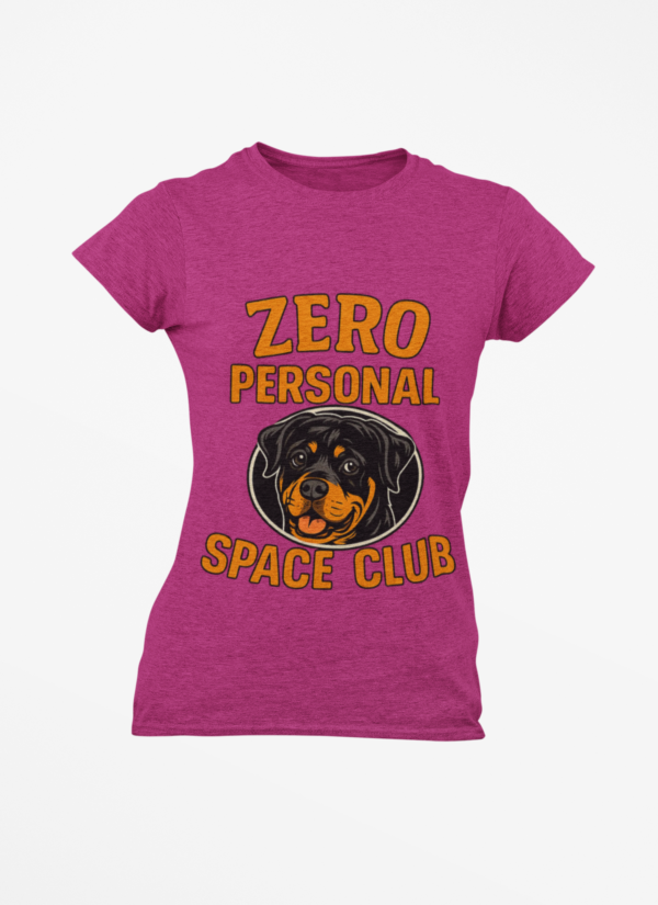 Zero Personal Space Club T-Shirt — Funny Rottweiler Dog Tee