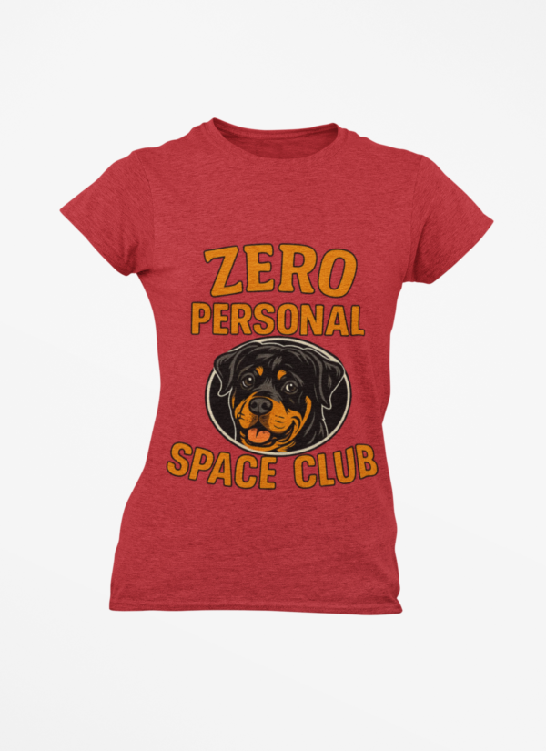Zero Personal Space Club T-Shirt — Funny Rottweiler Dog Tee