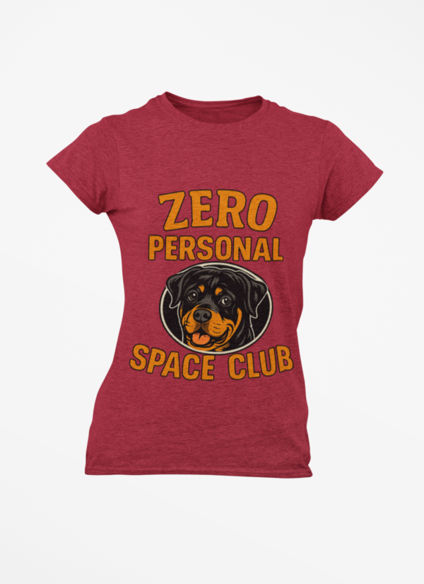 Zero Personal Space Club T-Shirt — Funny Rottweiler Dog Tee
