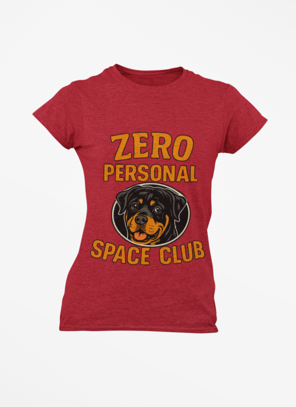 Zero Personal Space Club T-Shirt — Funny Rottweiler Dog Tee