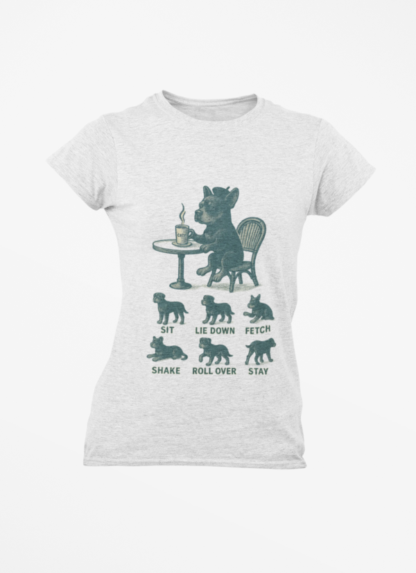 20260305054720-1f11856c-6bb0-63be-8055-7a875e73cdef.png Puppy Training T-Shirt — Funny (Sit, Lie Down, Fetch)