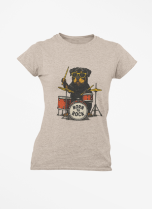 Rottie Born to Rock Unisex Classic Tee