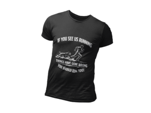 If you see me running DKC If You See Us Running Crewneck - Funny Running Sweatshirt DKC